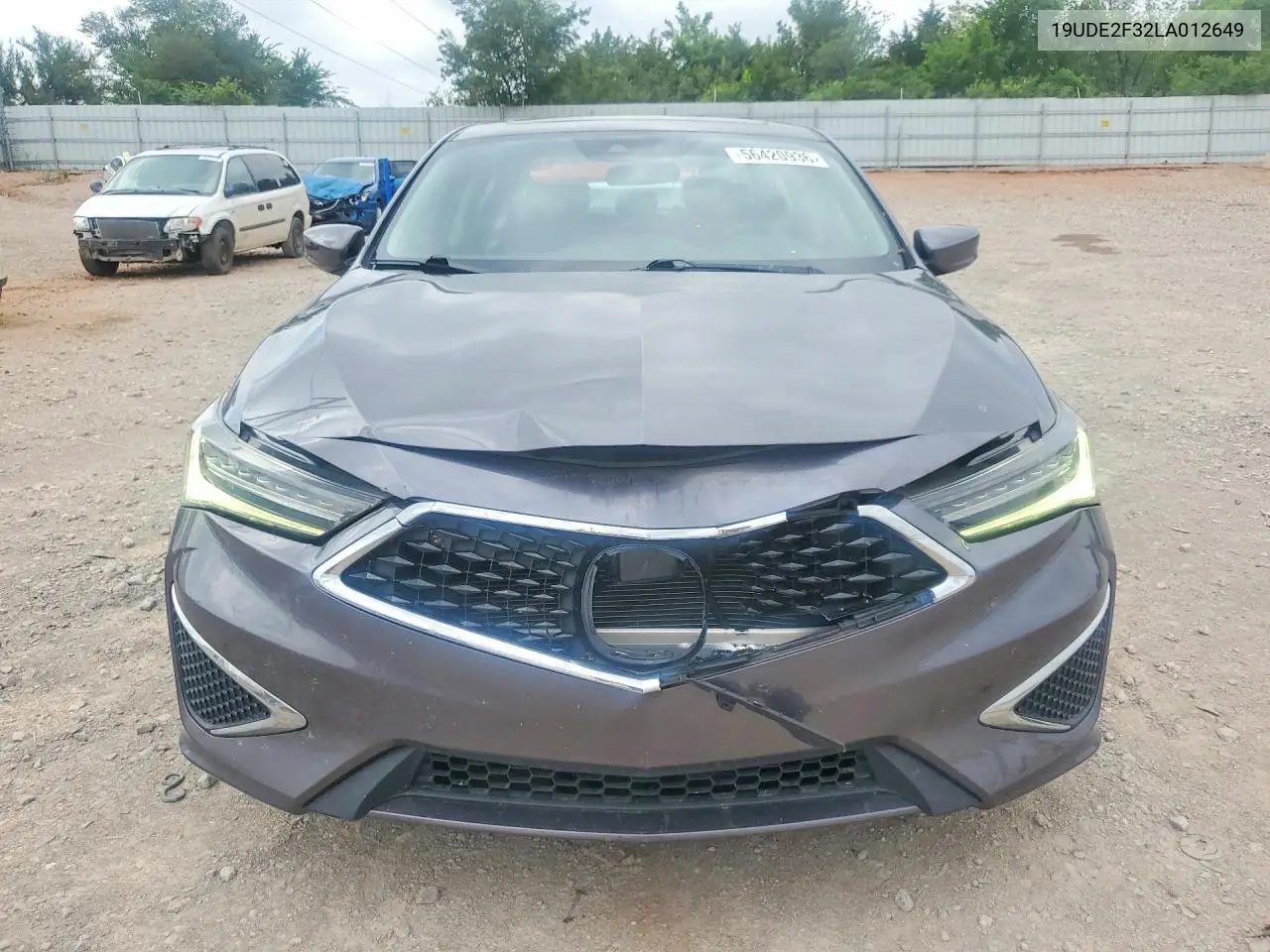 2020 Acura Ilx VIN: 19UDE2F32LA012649 Lot: 56420936