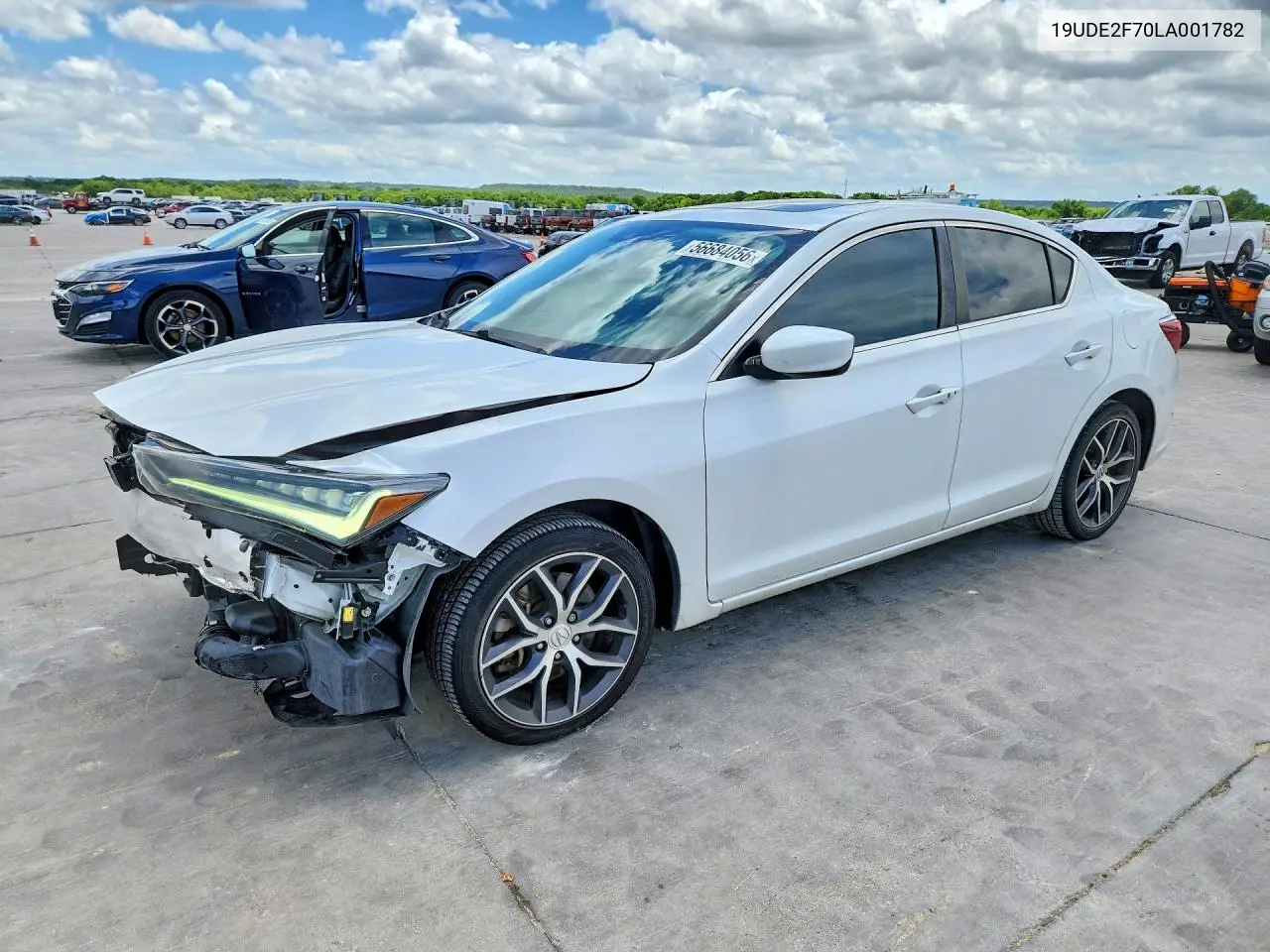 2020 Acura Ilx Premium/Technology VIN: 19UDE2F70LA001782 Lot: 56684056