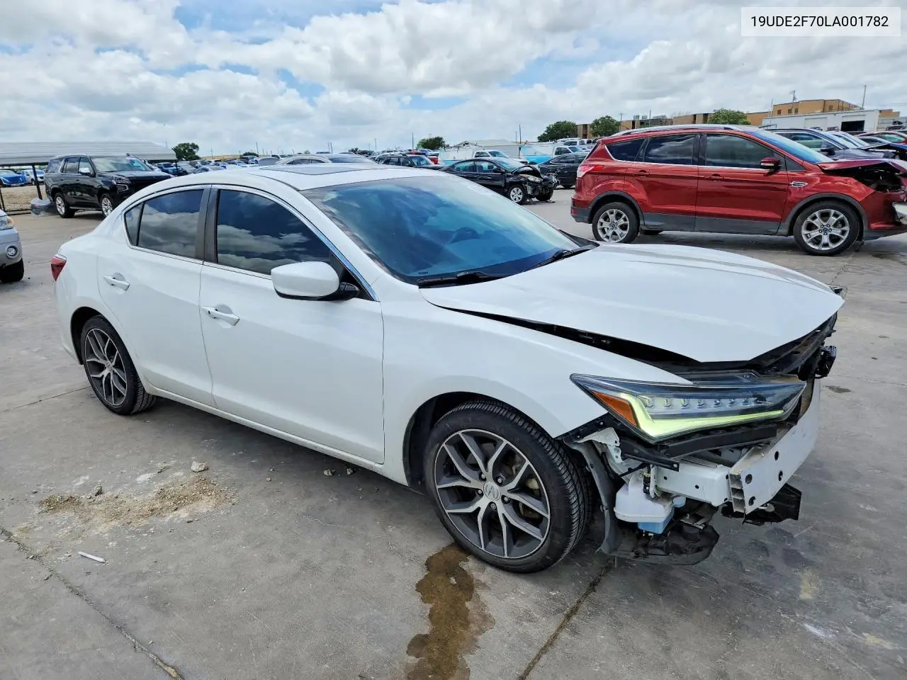 2020 Acura Ilx Premium/Technology VIN: 19UDE2F70LA001782 Lot: 56684056