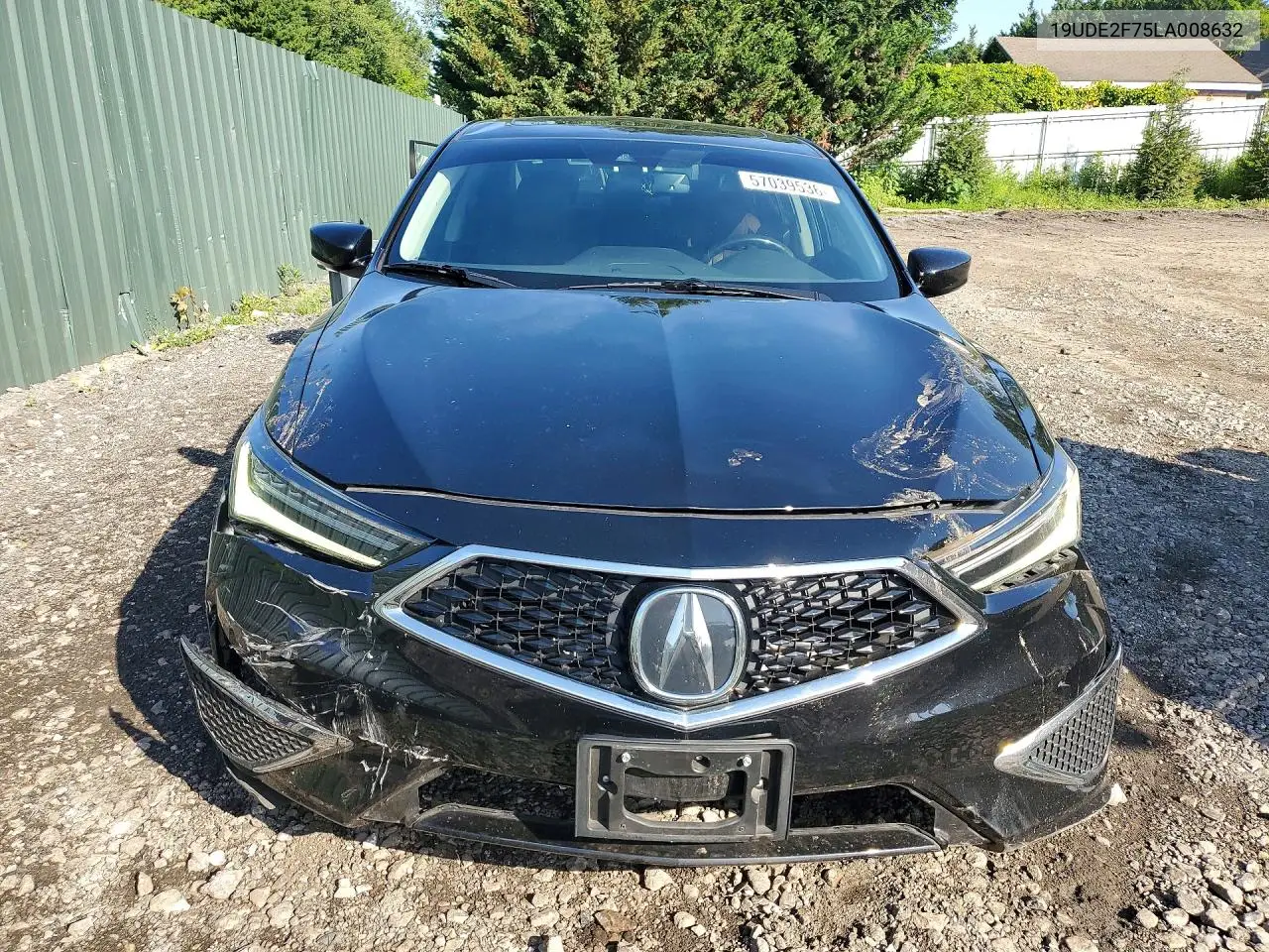 2020 Acura Ilx Premium VIN: 19UDE2F75LA008632 Lot: 57039536
