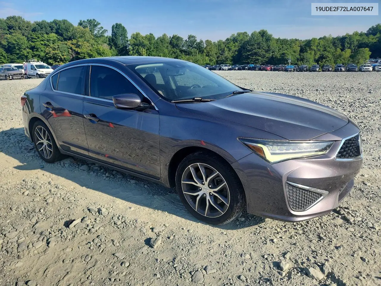 2020 Acura Ilx Premium VIN: 19UDE2F72LA007647 Lot: 58811616