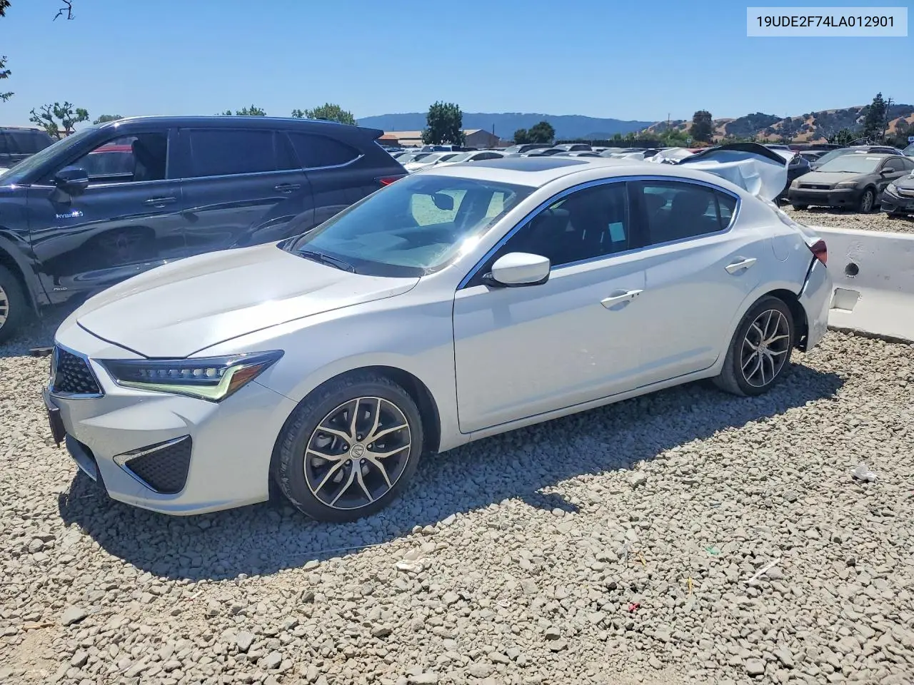 2020 Acura Ilx Premium VIN: 19UDE2F74LA012901 Lot: 58829606