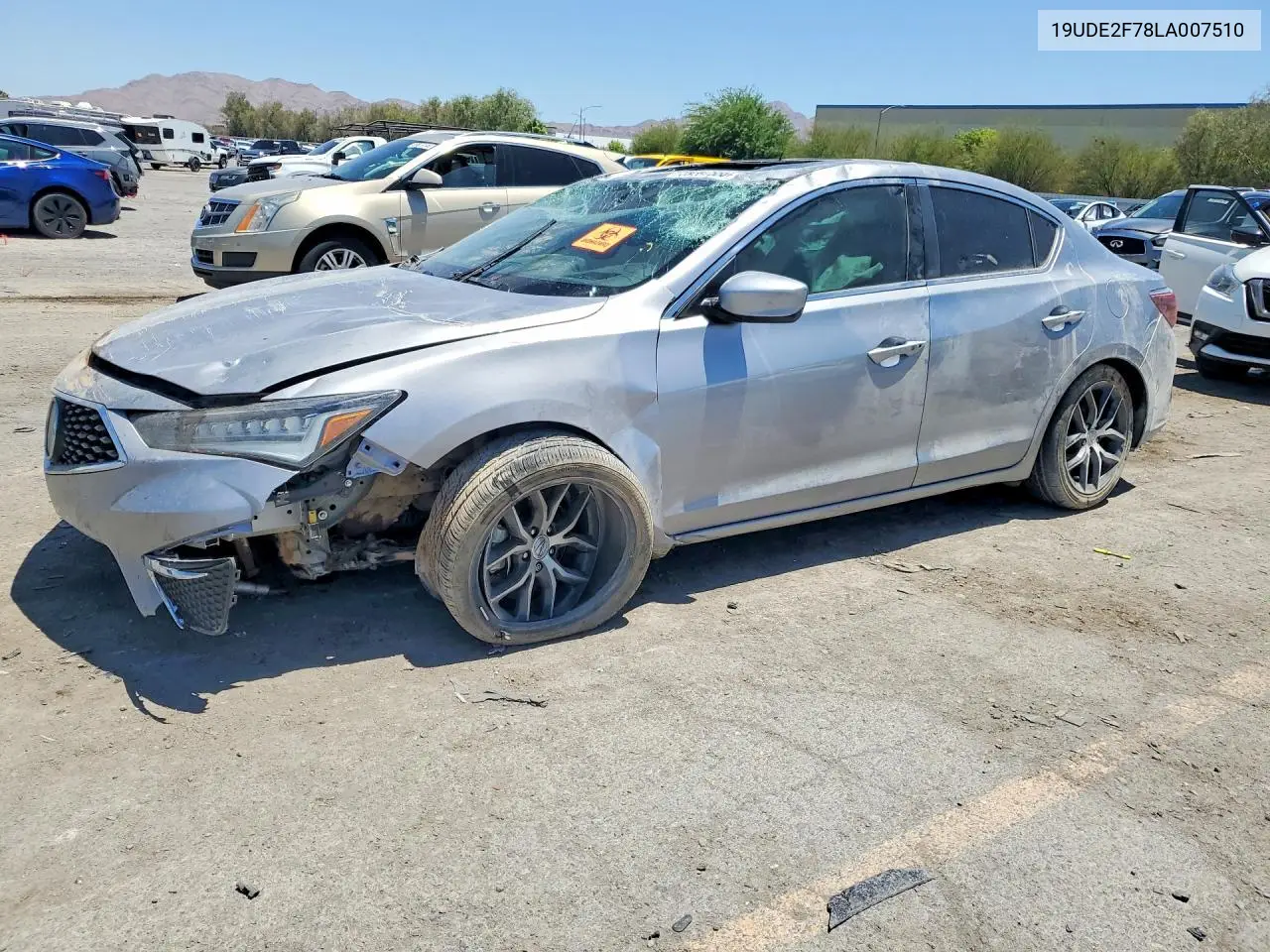 2020 Acura Ilx Premium VIN: 19UDE2F78LA007510 Lot: 59397886