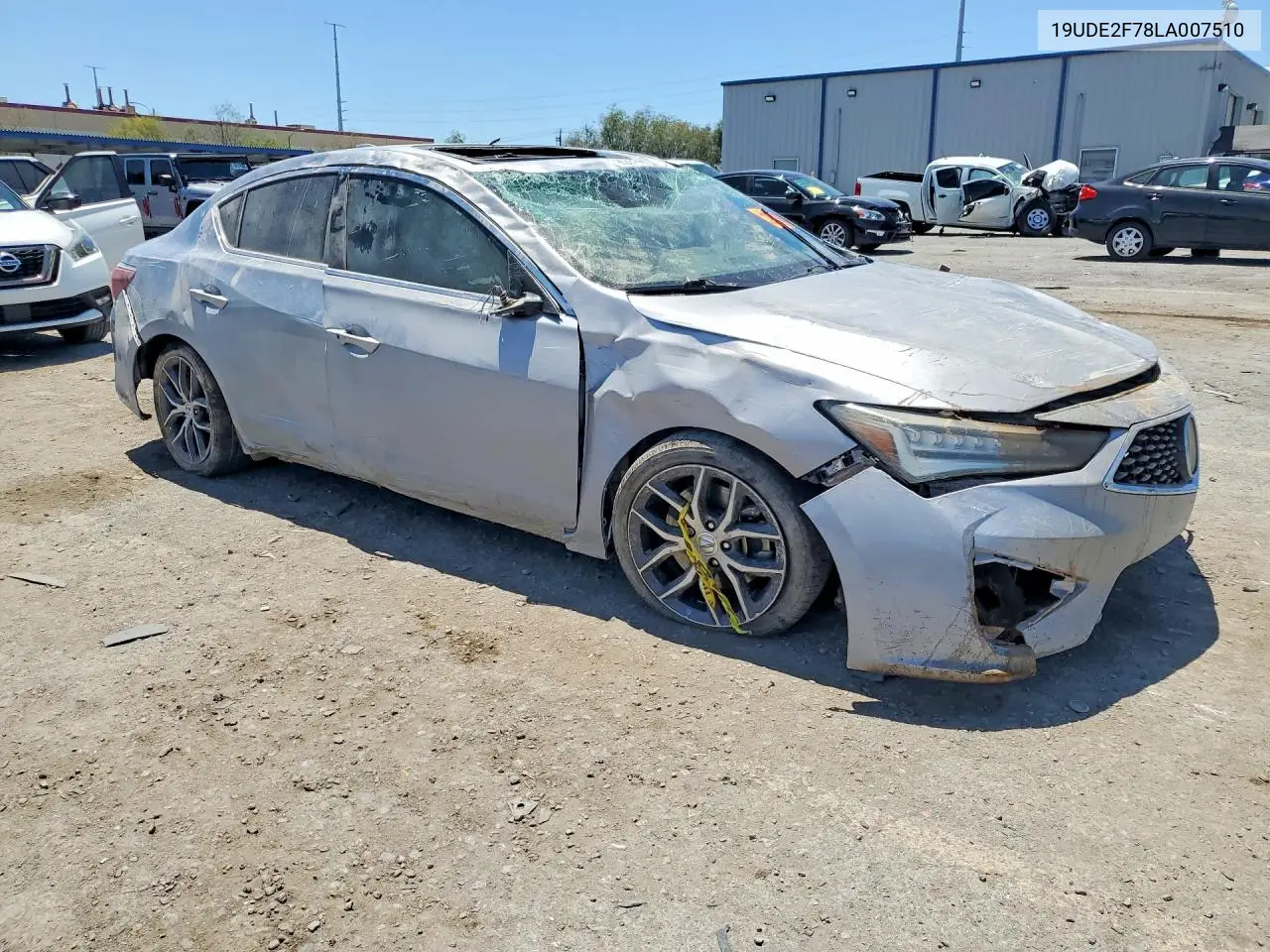 2020 Acura Ilx Premium VIN: 19UDE2F78LA007510 Lot: 59397886