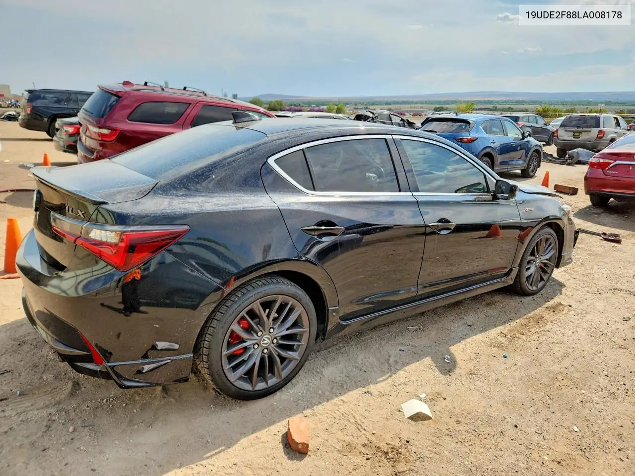 2020 Acura Ilx Premium A-Spec VIN: 19UDE2F88LA008178 Lot: 60081286
