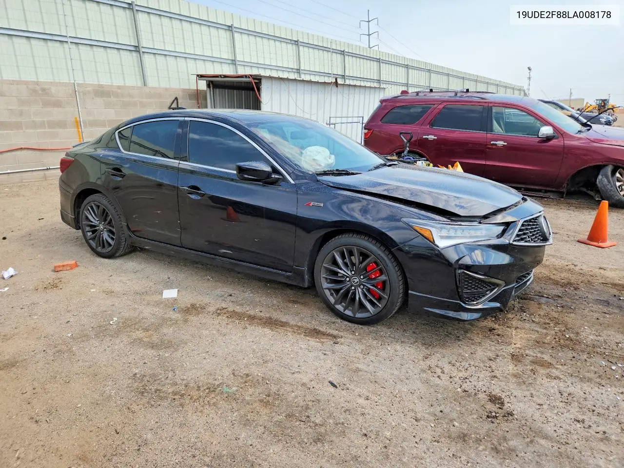 2020 Acura Ilx Premium A-Spec VIN: 19UDE2F88LA008178 Lot: 60081286