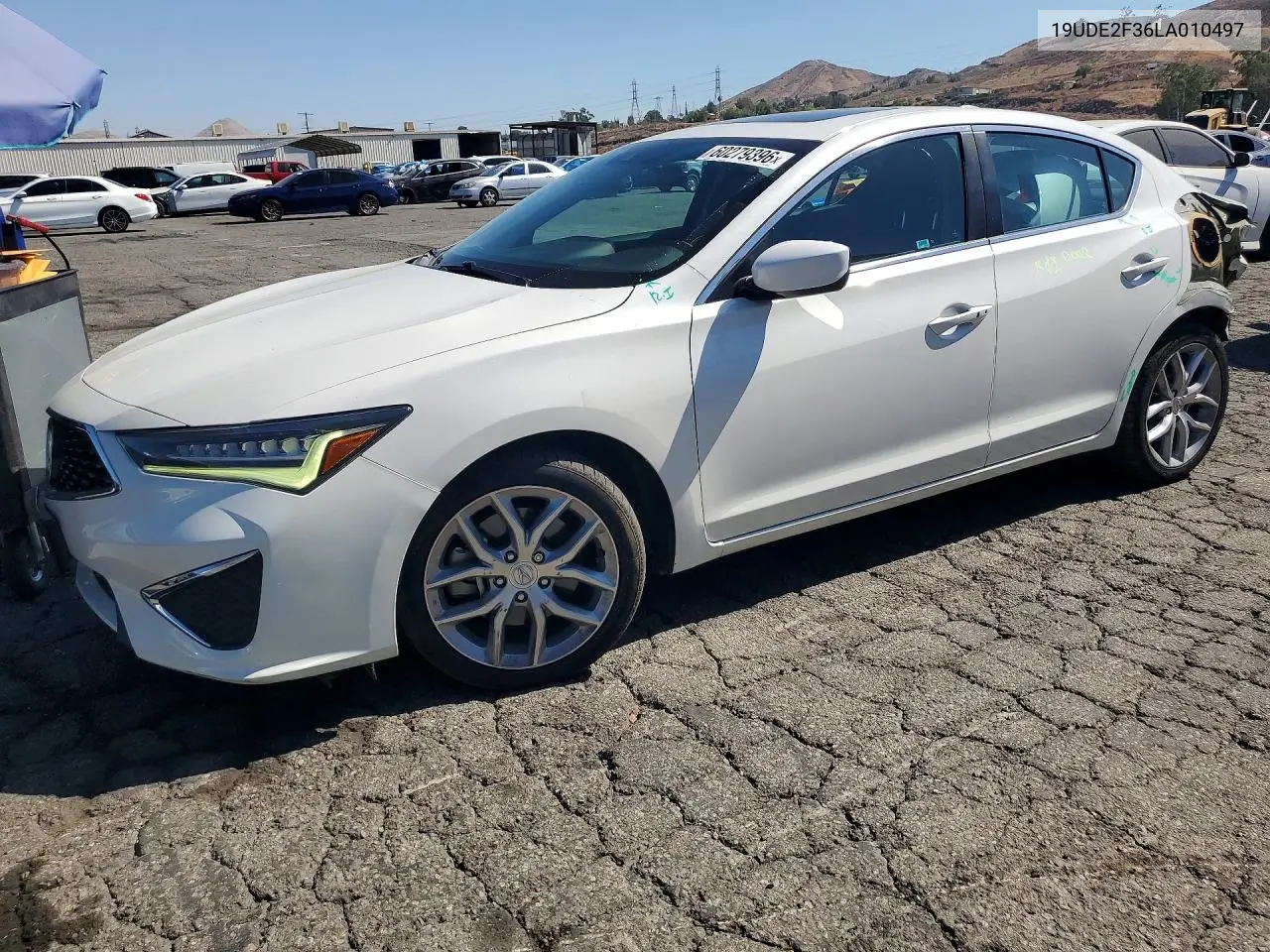 2020 Acura Ilx VIN: 19UDE2F36LA010497 Lot: 60279396