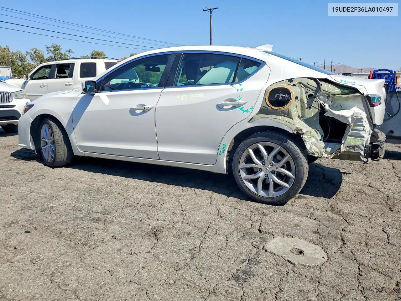 2020 Acura Ilx VIN: 19UDE2F36LA010497 Lot: 60279396