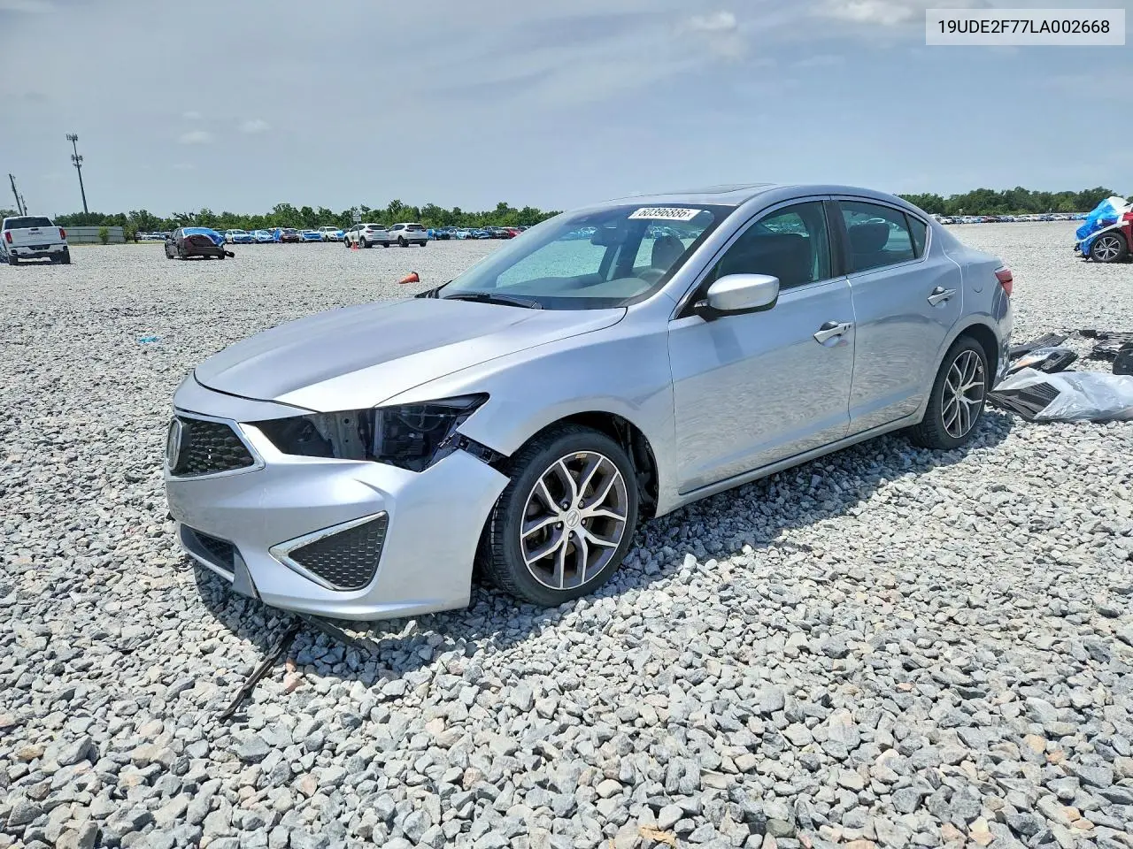 2020 Acura Ilx Premium VIN: 19UDE2F77LA002668 Lot: 60396886