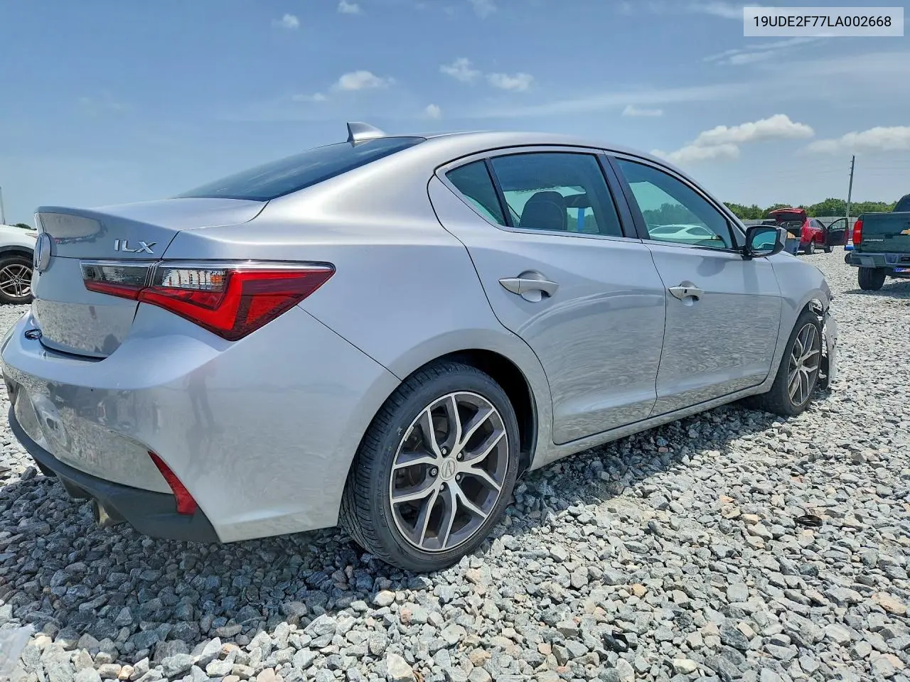 2020 Acura Ilx Premium VIN: 19UDE2F77LA002668 Lot: 60396886