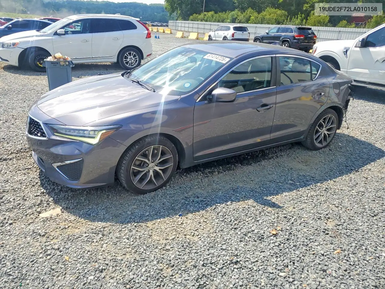 2020 Acura Ilx Premium VIN: 19UDE2F72LA010158 Lot: 61414726