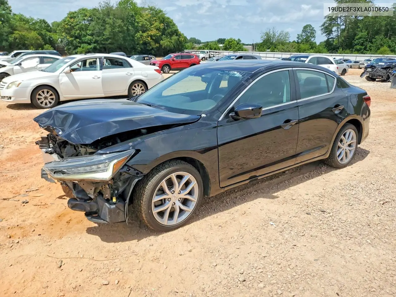 2020 Acura Ilx VIN: 19UDE2F3XLA010650 Lot: 62214606