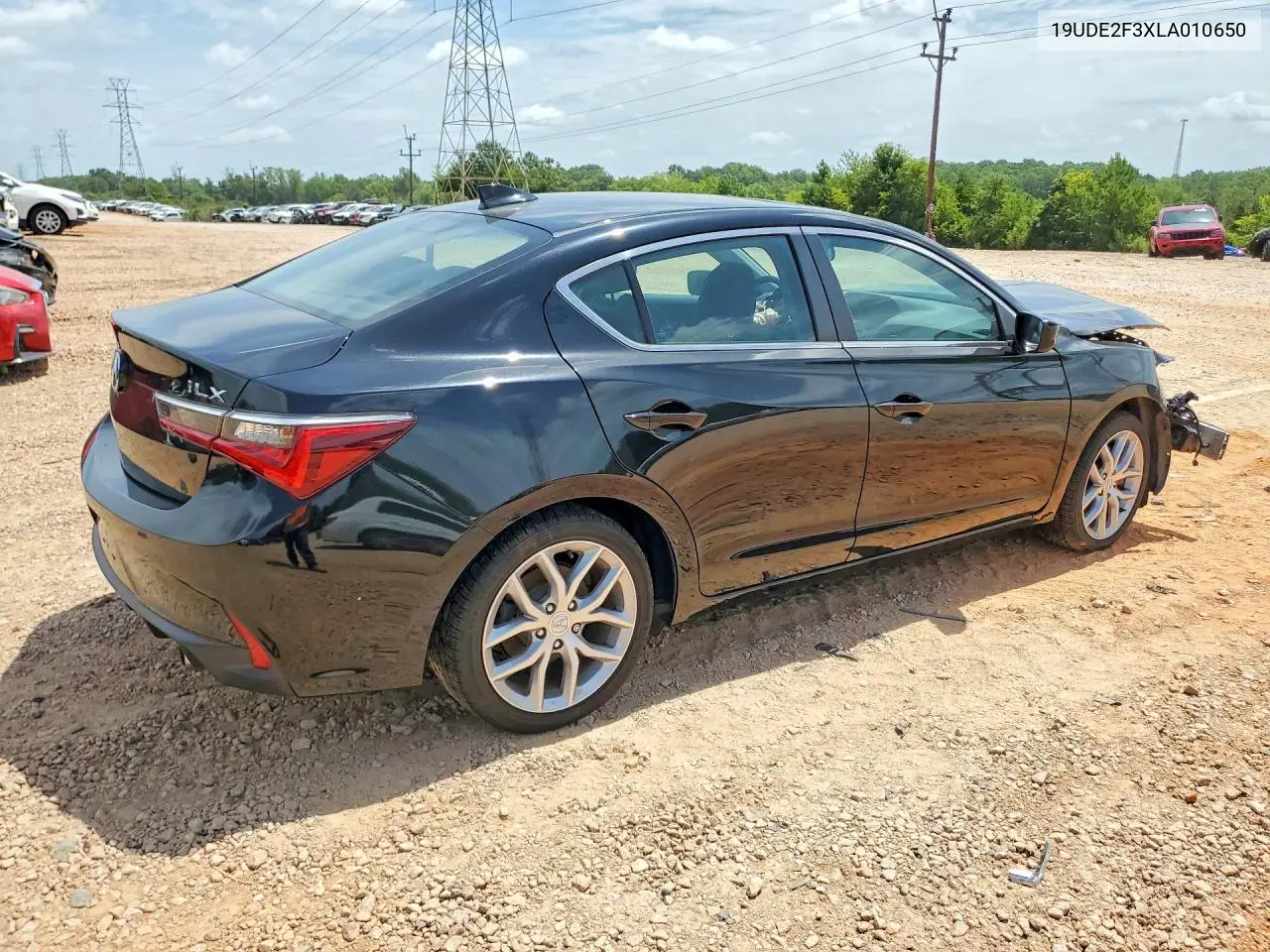 2020 Acura Ilx VIN: 19UDE2F3XLA010650 Lot: 62214606