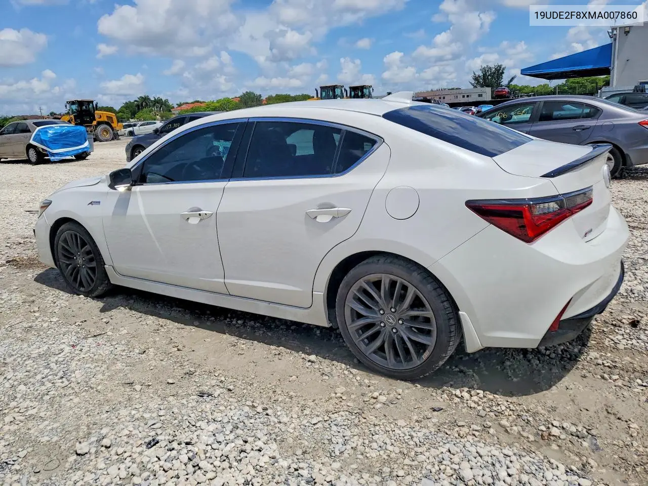 2021 Acura Ilx Premium A-Spec VIN: 19UDE2F8XMA007860 Lot: 55577436