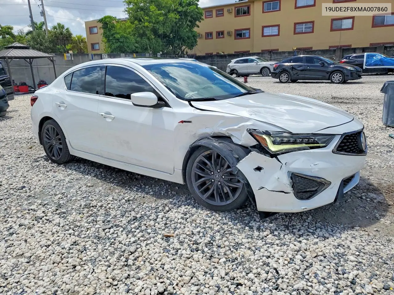 2021 Acura Ilx Premium A-Spec VIN: 19UDE2F8XMA007860 Lot: 55577436
