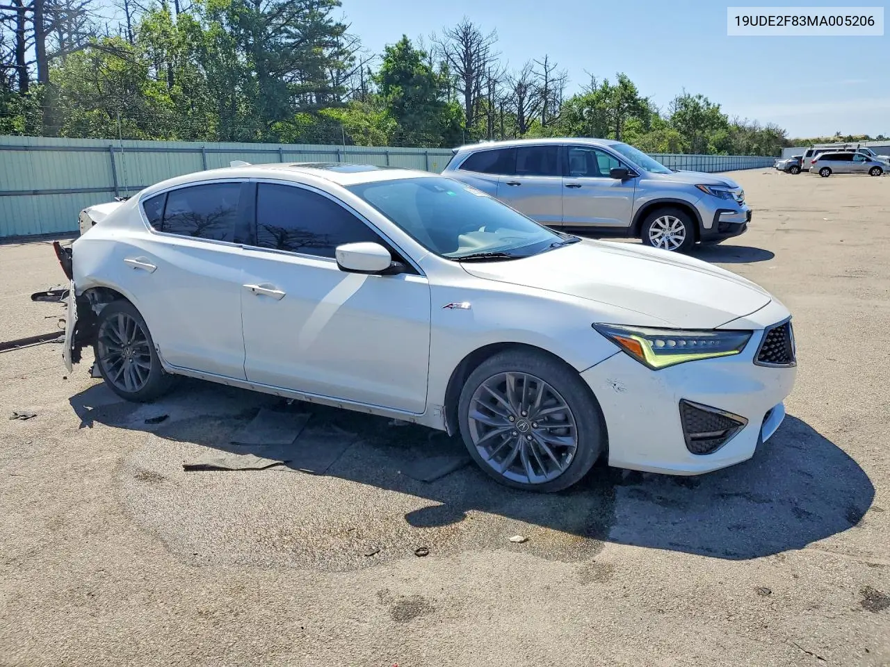 2021 Acura Ilx Premium A-Spec VIN: 19UDE2F83MA005206 Lot: 59260696