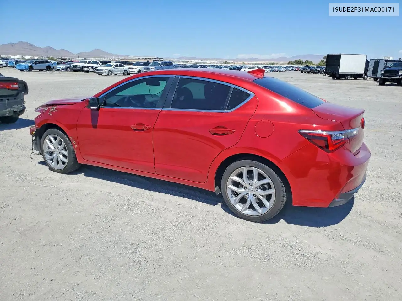 2021 Acura Ilx VIN: 19UDE2F31MA000171 Lot: 60017526
