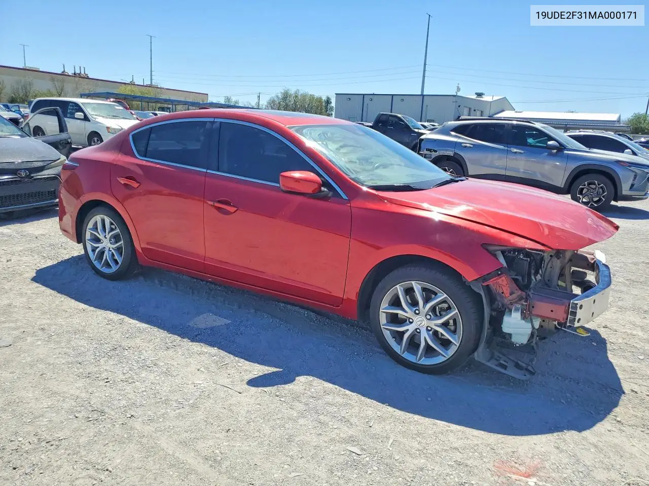 2021 Acura Ilx VIN: 19UDE2F31MA000171 Lot: 60017526