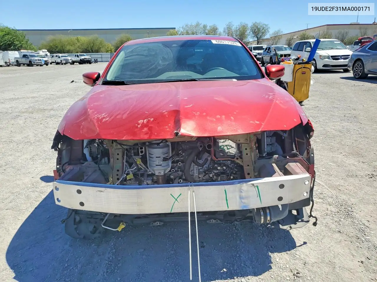 2021 Acura Ilx VIN: 19UDE2F31MA000171 Lot: 60017526