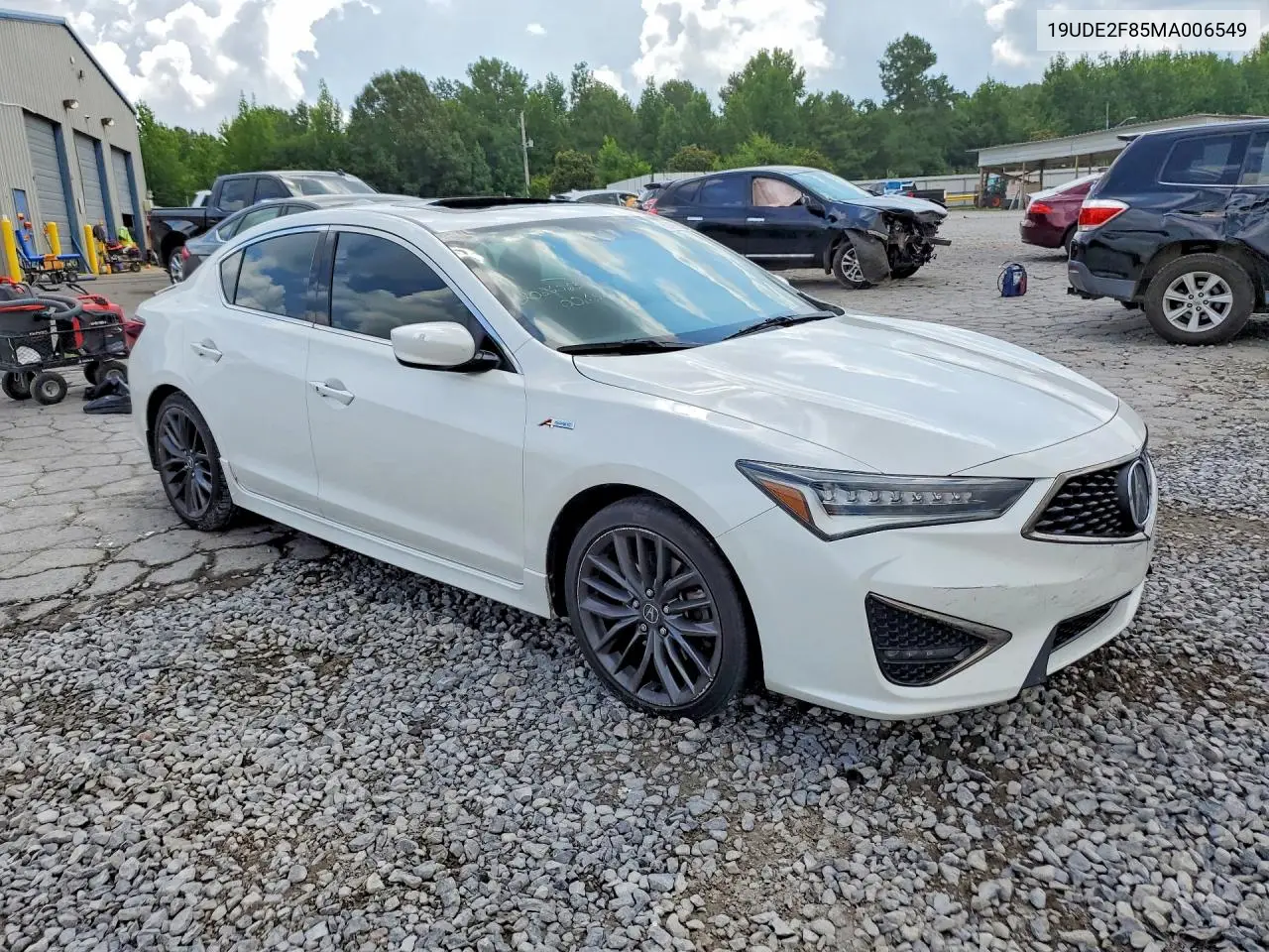2021 Acura Ilx Premium A-Spec VIN: 19UDE2F85MA006549 Lot: 60196536