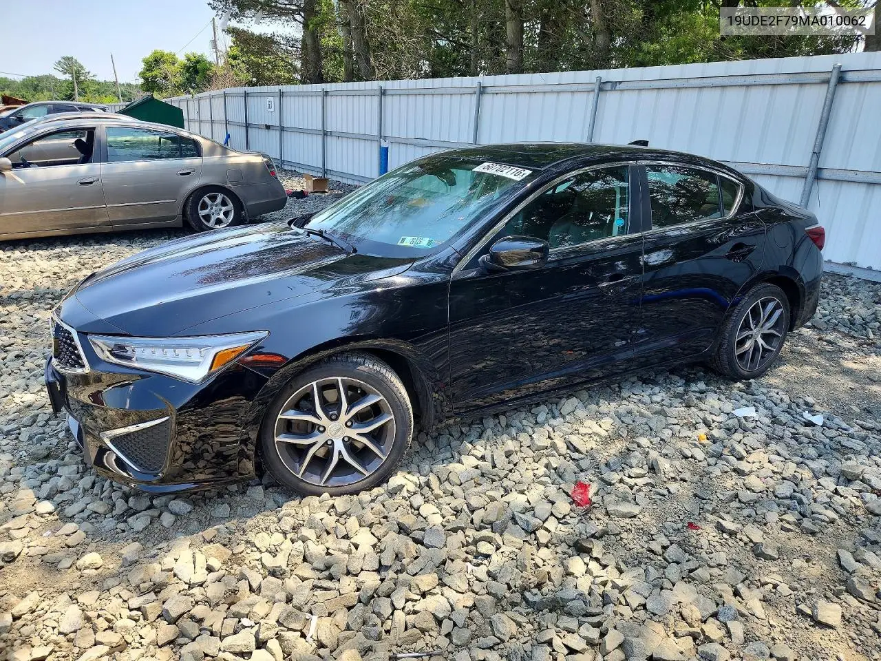 2021 Acura Ilx Premium VIN: 19UDE2F79MA010062 Lot: 60702116