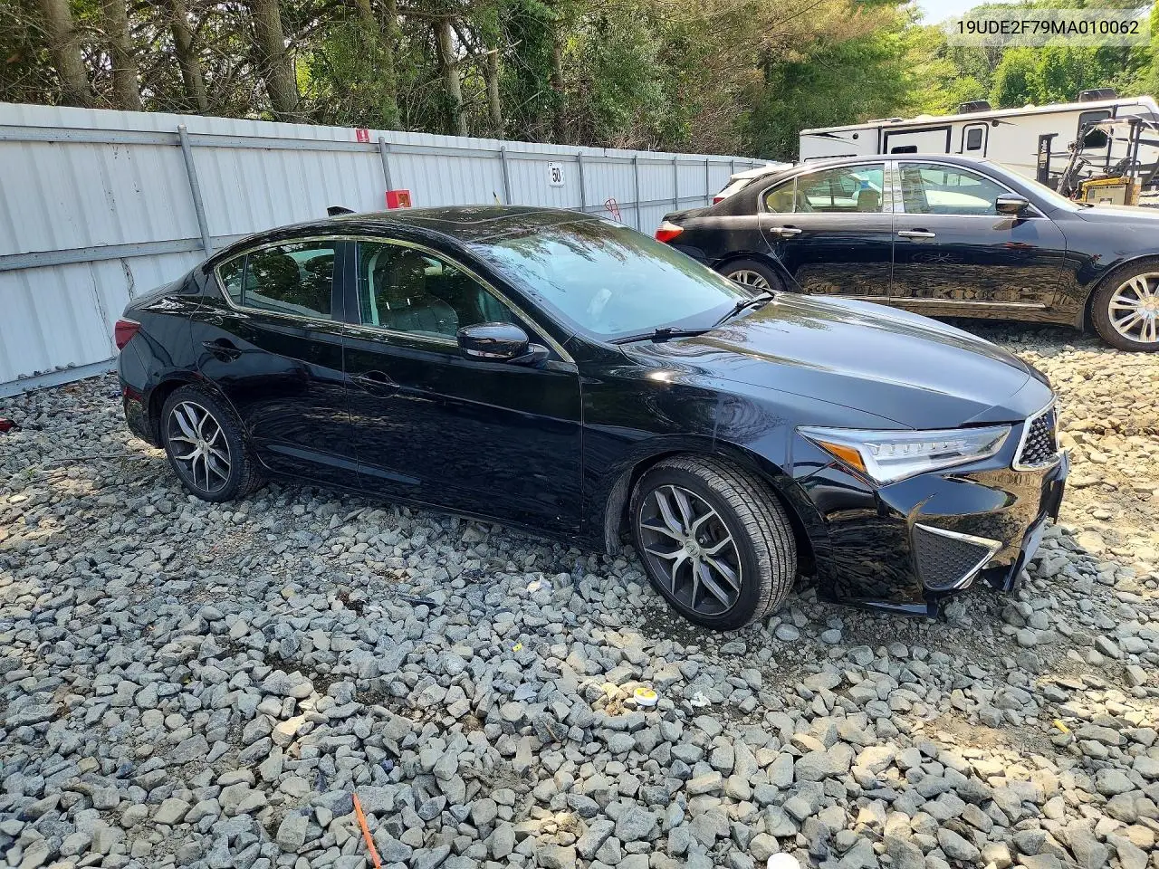 2021 Acura Ilx Premium VIN: 19UDE2F79MA010062 Lot: 60702116