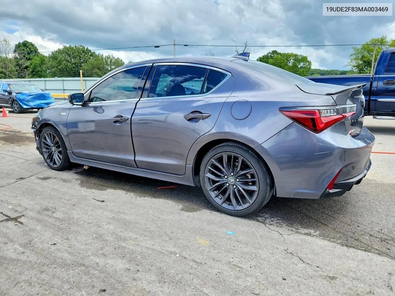 2021 Acura Ilx Premium A-Spec/Technology A-Sp VIN: 19UDE2F83MA003469 Lot: 61026586