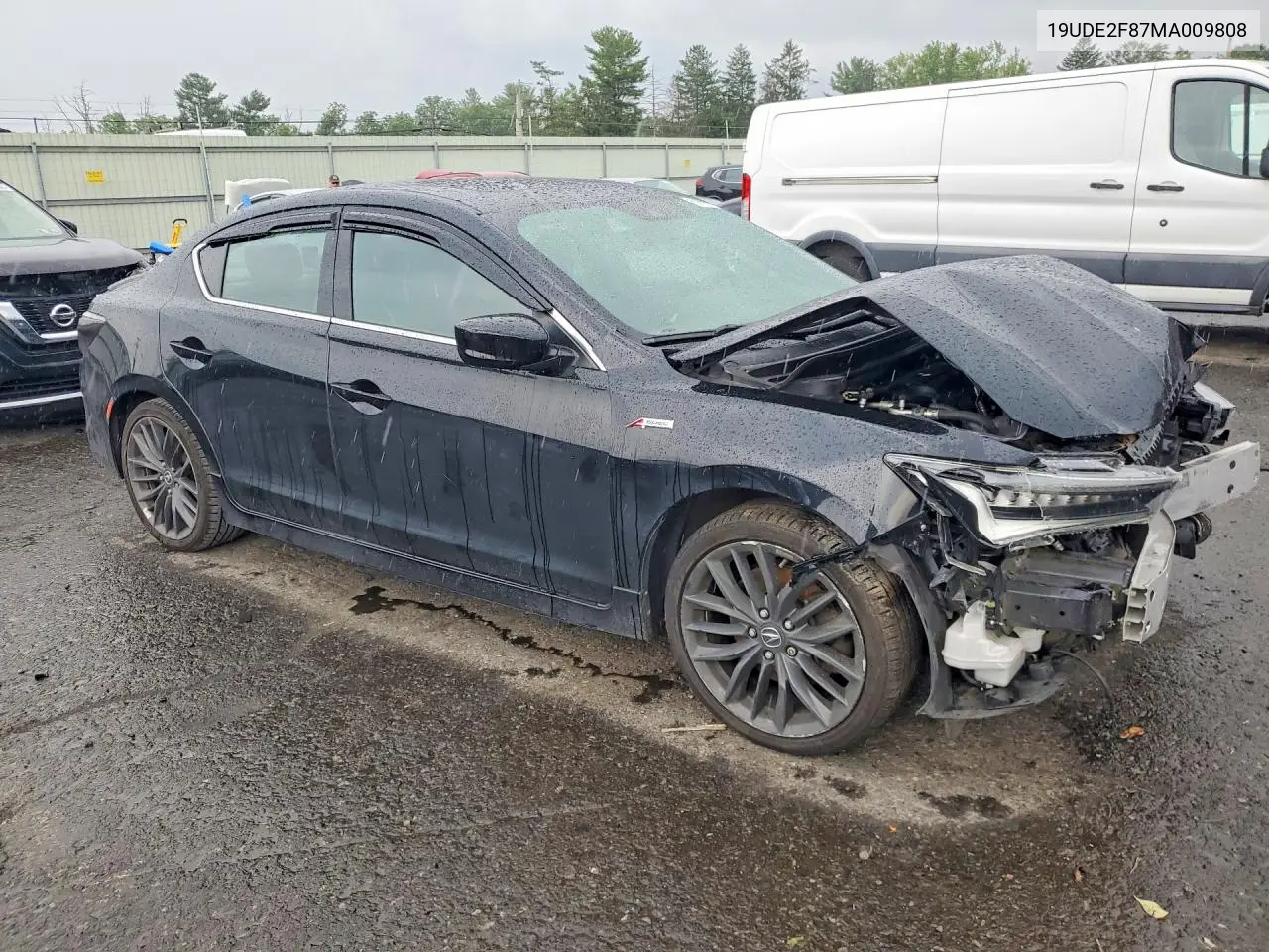2021 Acura Ilx Premium A-Spec VIN: 19UDE2F87MA009808 Lot: 61690096