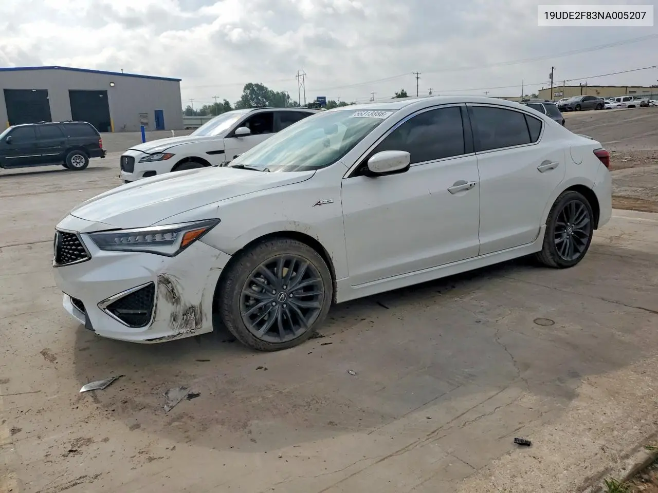 2022 Acura Ilx Premium A-Spec VIN: 19UDE2F83NA005207 Lot: 56313886