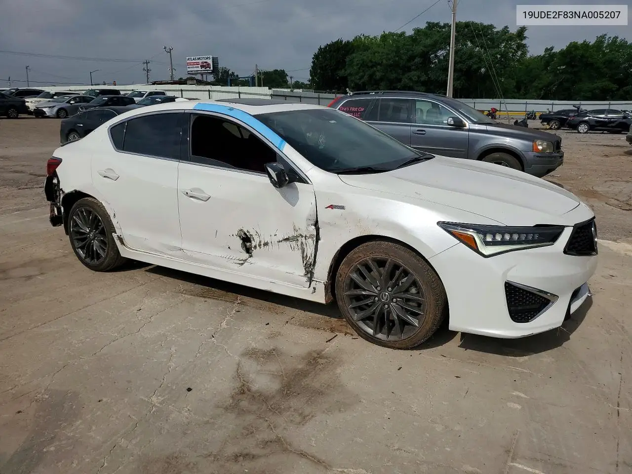 2022 Acura Ilx Premium A-Spec VIN: 19UDE2F83NA005207 Lot: 56313886
