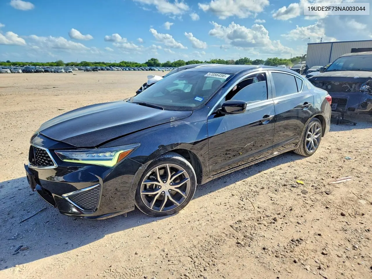 2022 Acura Ilx Premium VIN: 19UDE2F73NA003044 Lot: 57056456