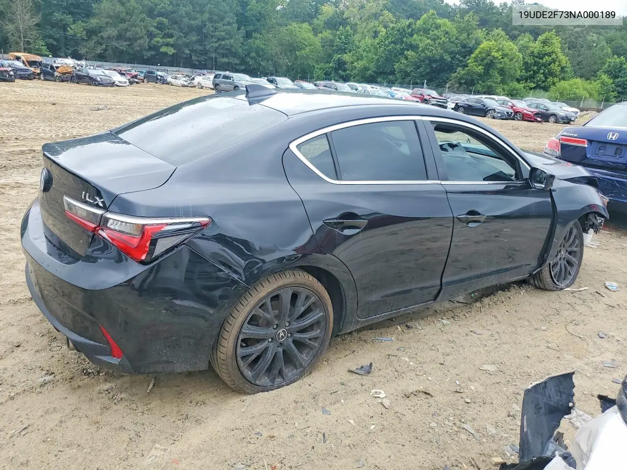 2022 Acura Ilx Premium VIN: 19UDE2F73NA000189 Lot: 57995606