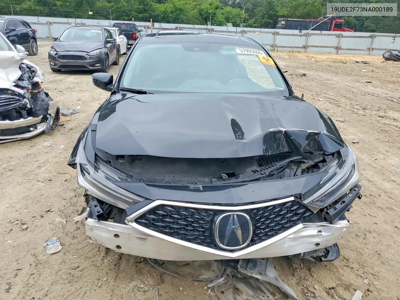 2022 Acura Ilx Premium VIN: 19UDE2F73NA000189 Lot: 57995606
