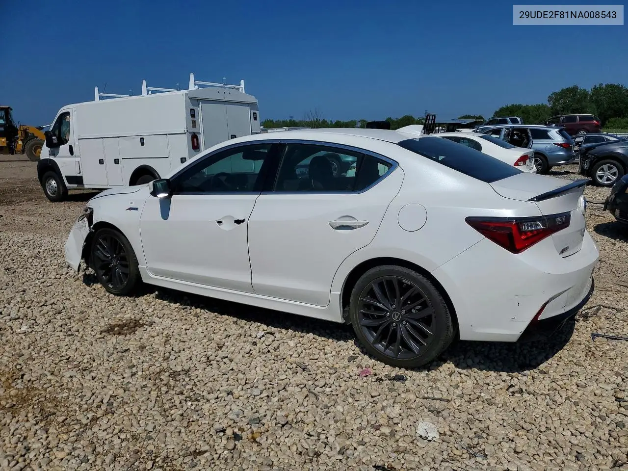 2022 Acura Ilx Premium VIN: 19UDE2F81NA008543 Lot: 59084736