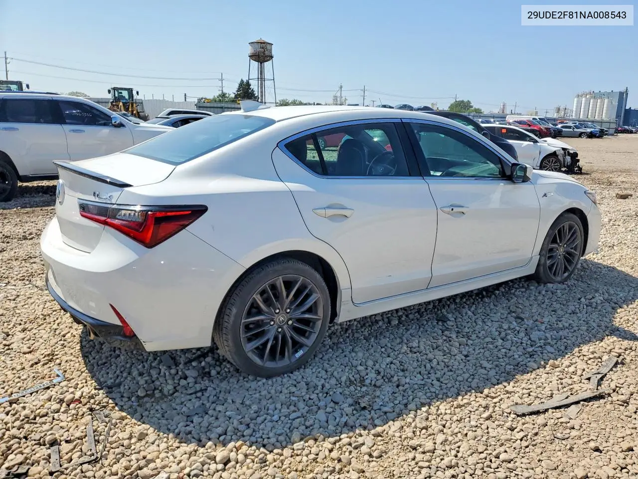 2022 Acura Ilx Premium VIN: 19UDE2F81NA008543 Lot: 59084736