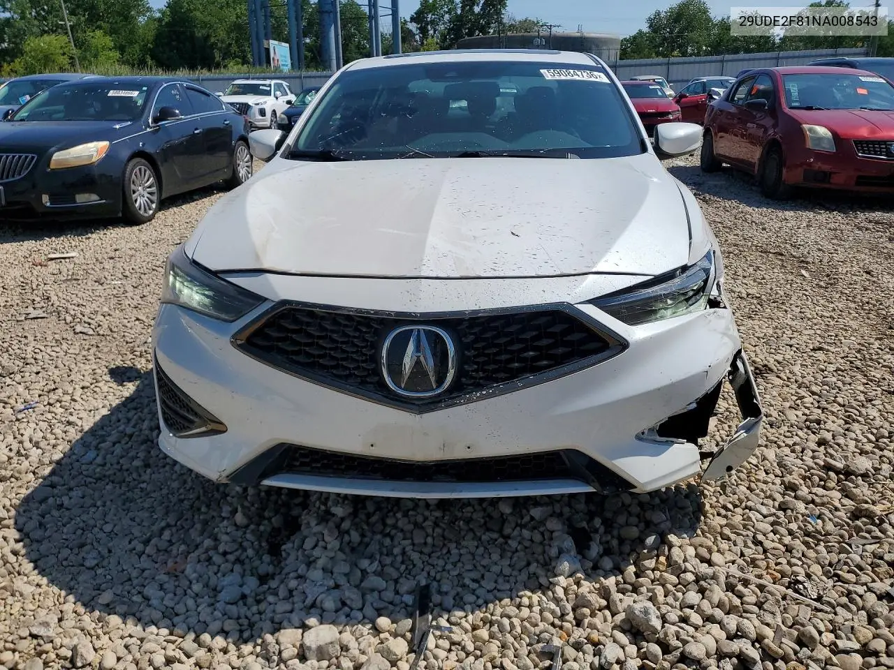 2022 Acura Ilx Premium VIN: 19UDE2F81NA008543 Lot: 59084736
