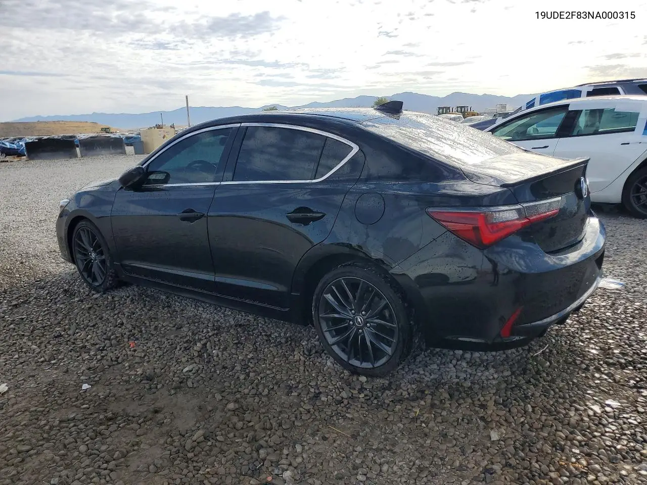 2022 Acura Ilx Premium A-Spec VIN: 19UDE2F83NA000315 Lot: 59341886
