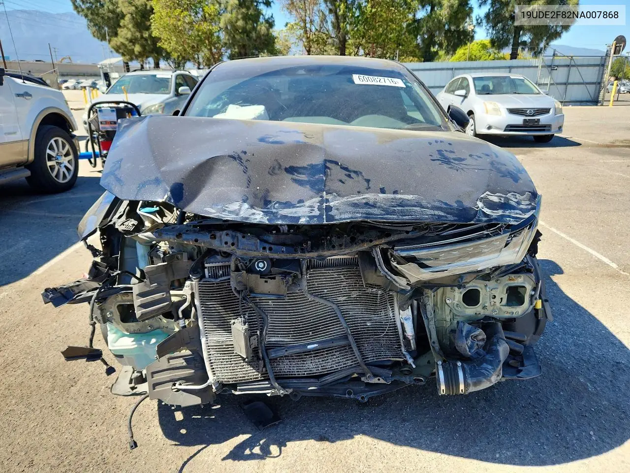 2022 Acura Ilx Premium A-Spec VIN: 19UDE2F82NA007868 Lot: 60082716