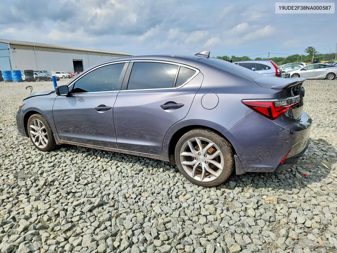 2022 Acura Ilx VIN: 19UDE2F38NA000587 Lot: 60796406