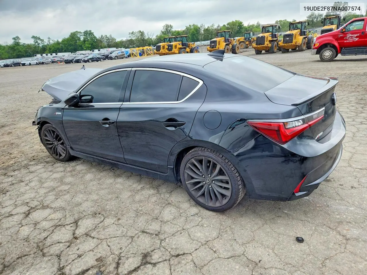 2022 Acura Ilx Premium A-Spec VIN: 19UDE2F87NA007574 Lot: 61908596