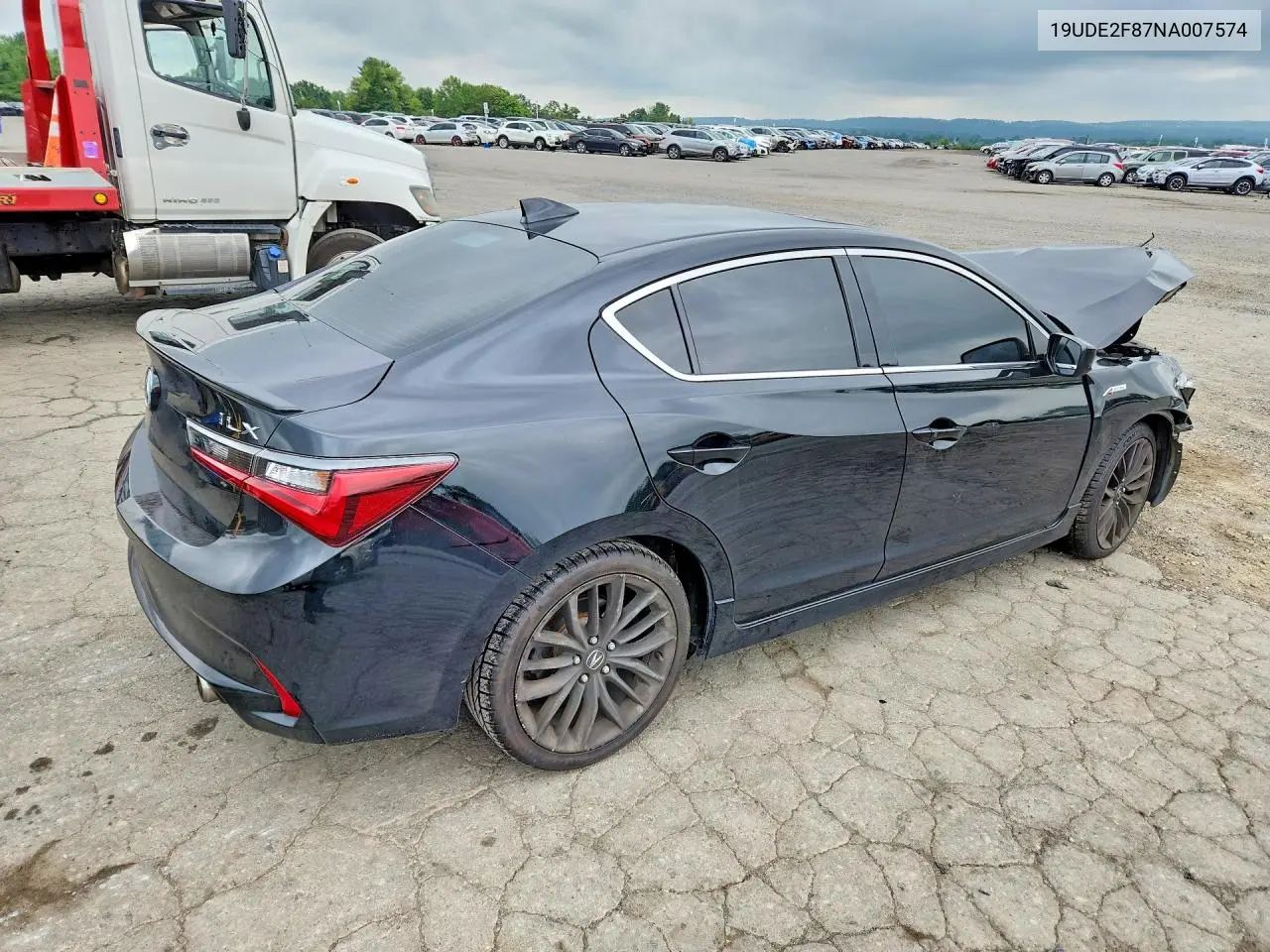 2022 Acura Ilx Premium A-Spec VIN: 19UDE2F87NA007574 Lot: 61908596