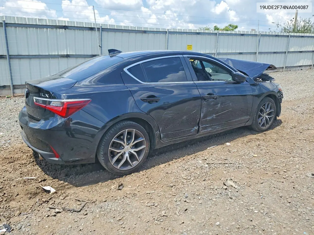 2022 Acura Ilx Premium VIN: 19UDE2F74NA004087 Lot: 85605155