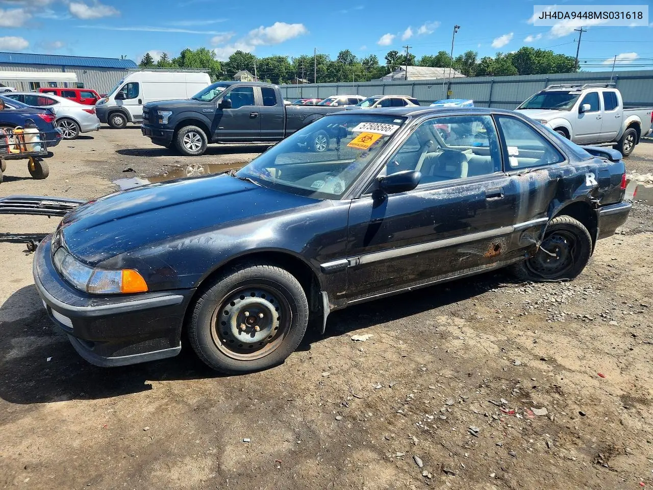 1991 Acura Integra Rs VIN: JH4DA9448MS031618 Lot: 57508566