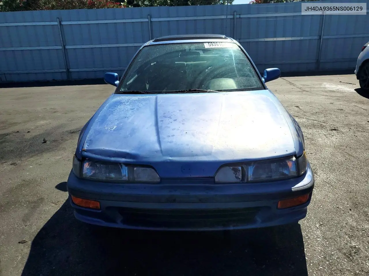 1992 Acura Integra Gs VIN: JH4DA9365NS006129 Lot: 59391096