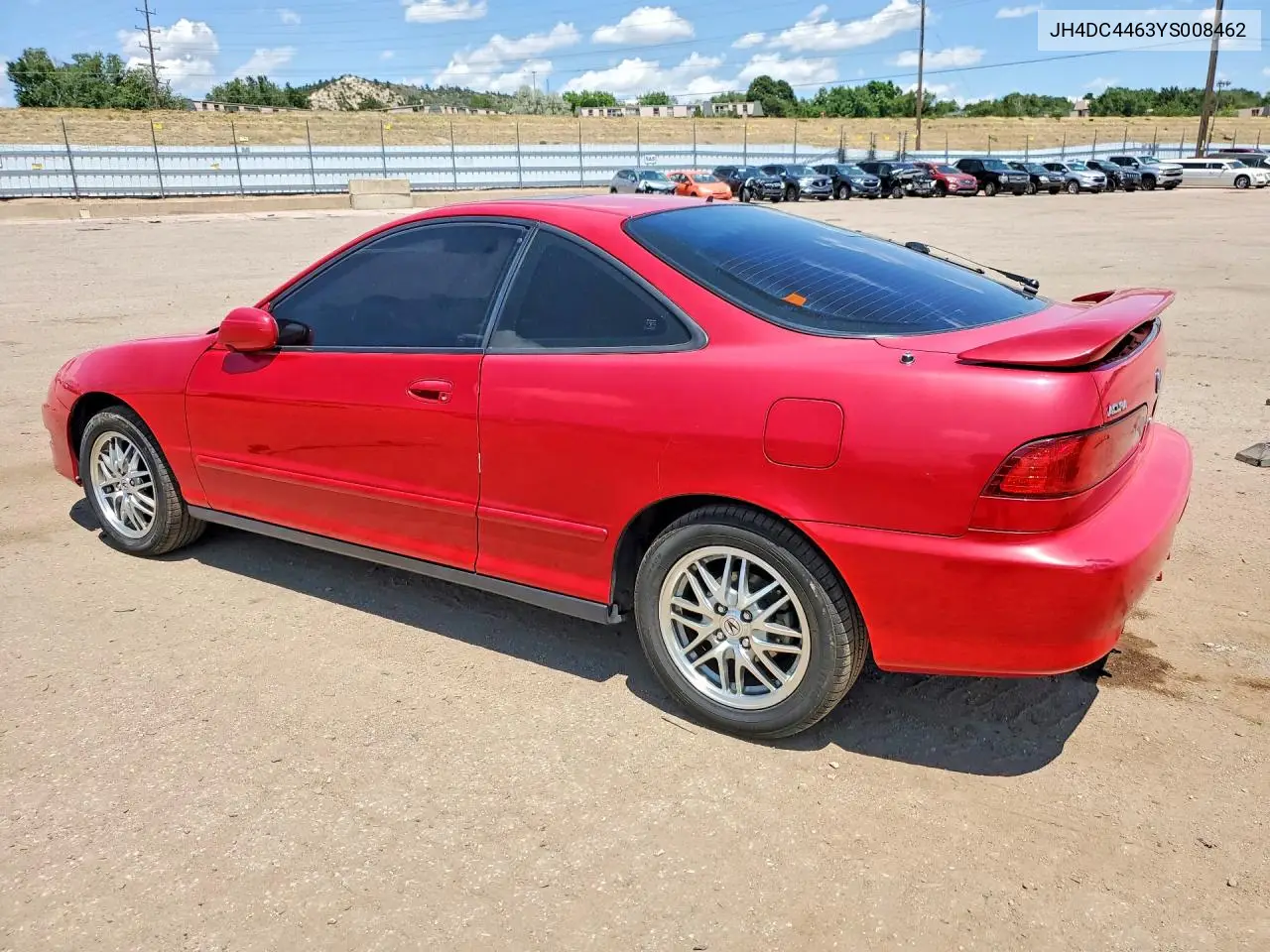 2000 Acura Integra Gs VIN: JH4DC4463YS008462 Lot: 61081366