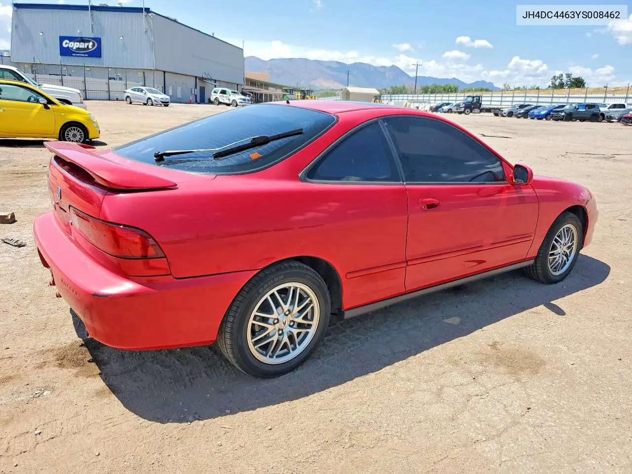 2000 Acura Integra Gs VIN: JH4DC4463YS008462 Lot: 61081366