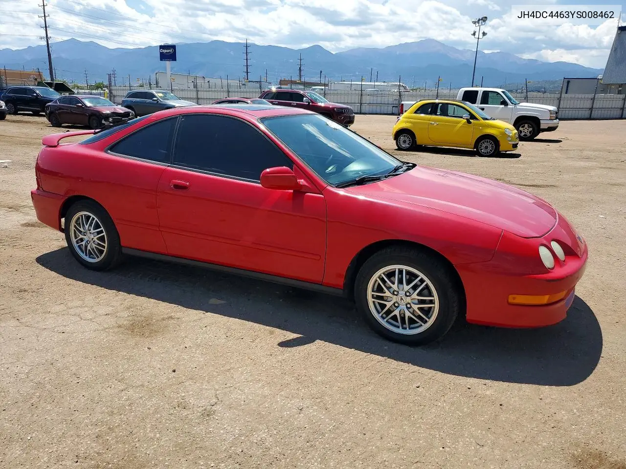 2000 Acura Integra Gs VIN: JH4DC4463YS008462 Lot: 61081366