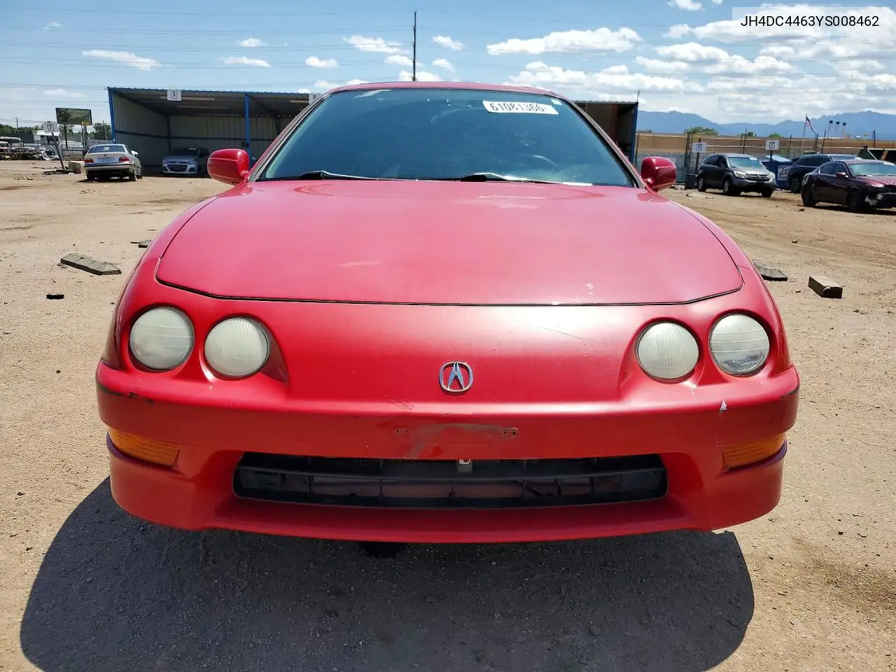2000 Acura Integra Gs VIN: JH4DC4463YS008462 Lot: 61081366