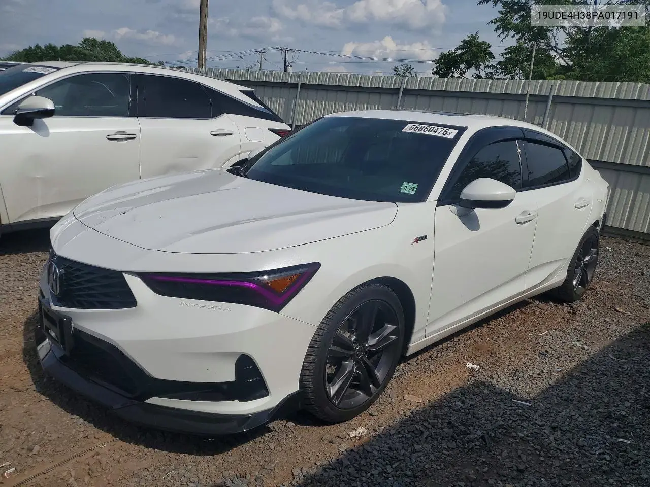 2023 Acura Integra A-Spec VIN: 19UDE4H38PA017191 Lot: 56860476