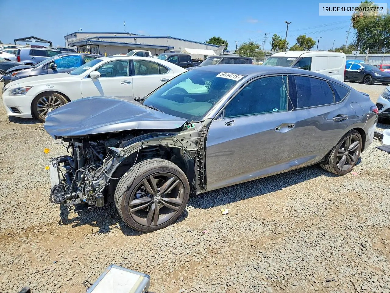 2023 Acura Integra A-Spec VIN: 19UDE4H36PA027752 Lot: 59194116